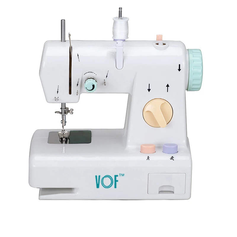 VOF FHSM 208 маленькая швейная машина с одной иглой работающая от батареи мини