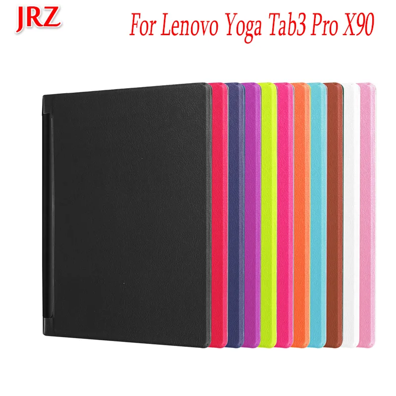 JRZ для lenovo Yoga Tab 3 Pro 10,1 YT3-X90F X90L Tab3 Plus YT-X703f X703L защитный кожаный чехол для планшета трехслойный откидной Чехол