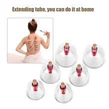 24 шт. китайские вакуумные чашки для массажной терапии, всасывающий корпус иглоукалывания, массажные банки для терапии, набор для скраба и лечения