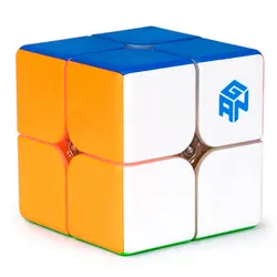 Ган 249 V2 M 2x2 Магнитная версия магический куб без наклеек головоломка с быстрым кубом игрушки-красочные