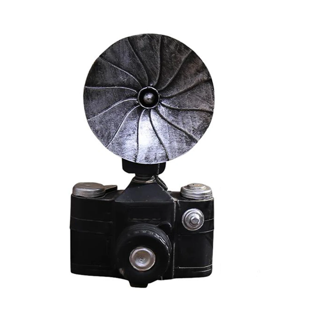

1pc Creative Camera Retro Sahpe Design Vintage Furnishing Articles Table Ornaments Desktop Decor for Bar Home Clothes Shop