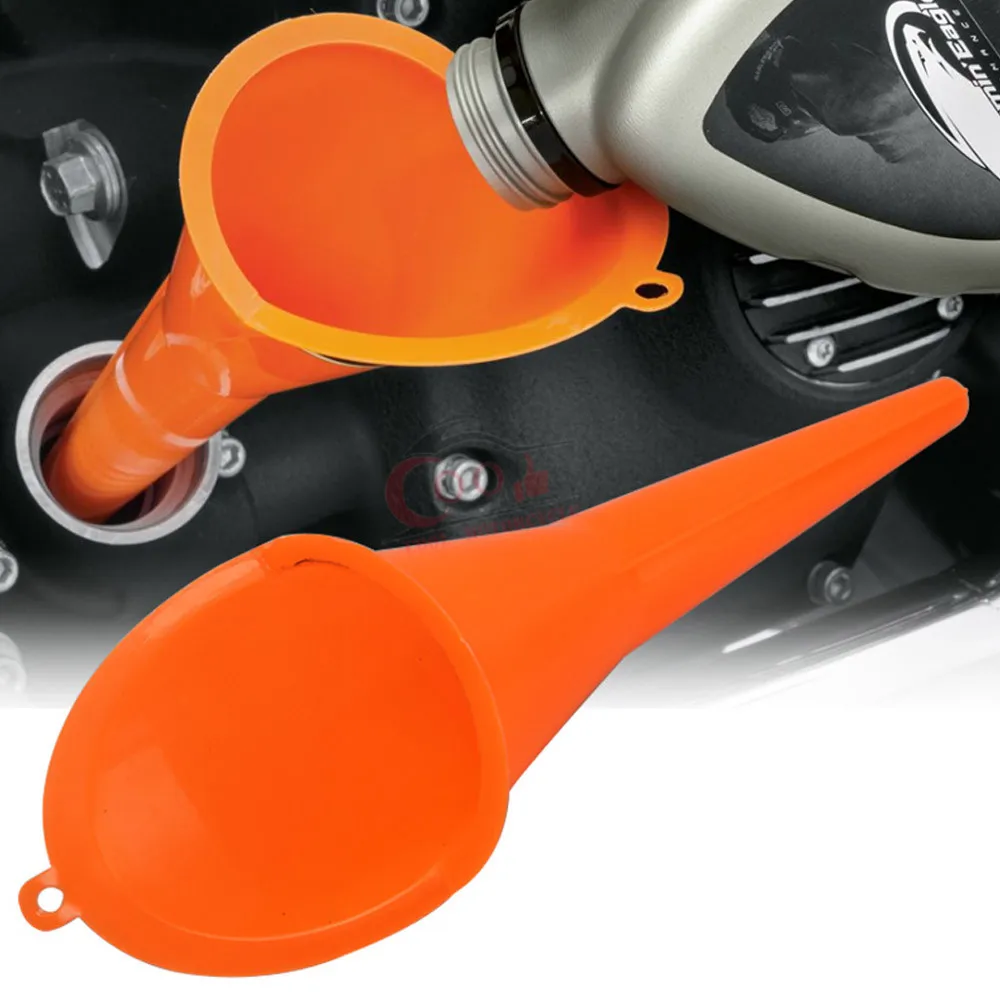 Oil Fill Funnel Drip Filler Motorcycle Car Neck Plastic Multi purpose