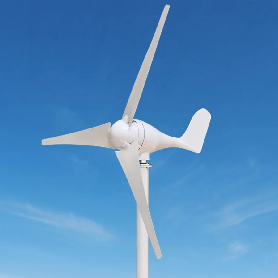 

wind generator 12v 400w power horizontal windmill wind solar hybrid system combination