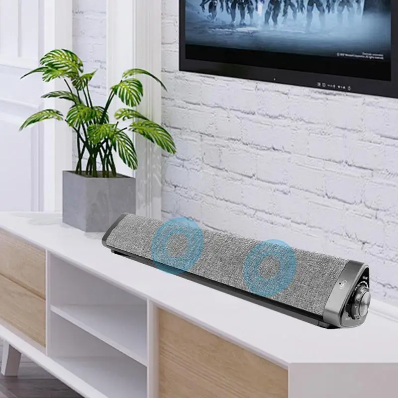 Беспроводной Bluetooth 5 0 Саундбар динамик HIFI портативный AUX USB DAC стерео Бас колонки