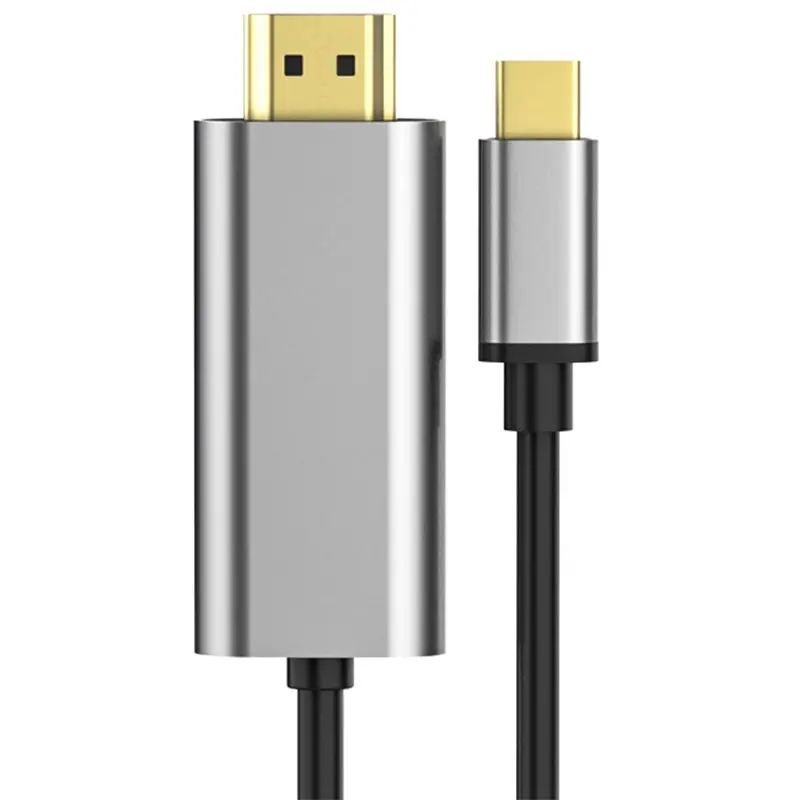 

Usb-C Type C Usb 3.1 To Hdmi 4K 2K Hdtv Cable For Mac Portable Flat Cable Cord