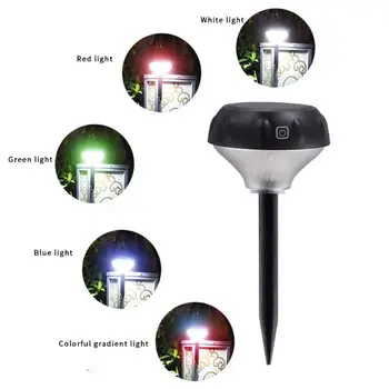 

Solar Spotlight Lawn Flood Light Outdoor Garden Adjustable RGB Colorful Solar Lamps IP65 Landscape Light for Patio Decor