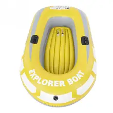 1 / 2 Person Fishing Boat Inflatable Kayak Canoe Rowing Air Boat Double Valve Drifting Diving Boat Fishing Accessory 3 person pvc inflatables boat professional fishing rowing boat inflatable laminated wear resistant boat rubber with oars pumps