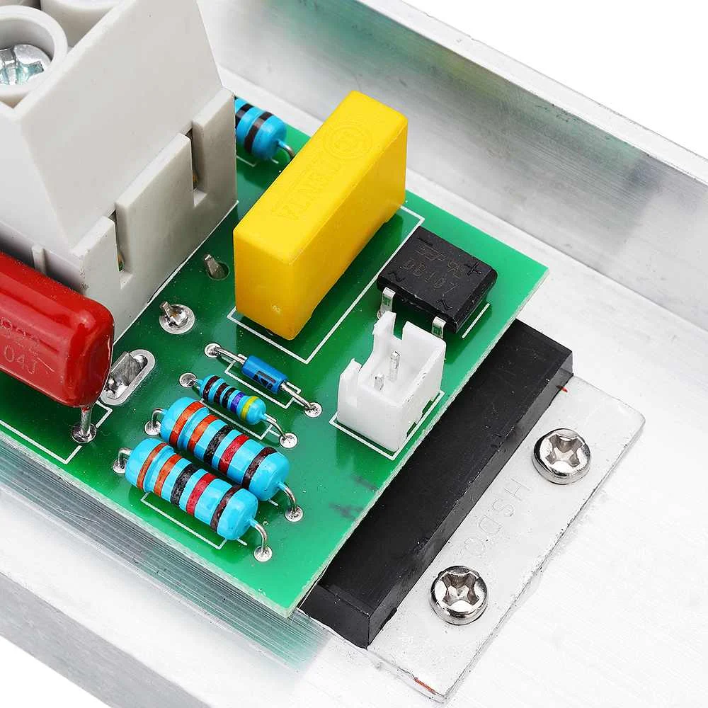 CLAITE AC 220V 10000W цифровой контроль SCR Электронный регулятор напряжения скорости