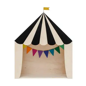 

Circus Cabin House Shelf Ornaments Hanging Storage Box Children's Room Decoration Desktop Accessories