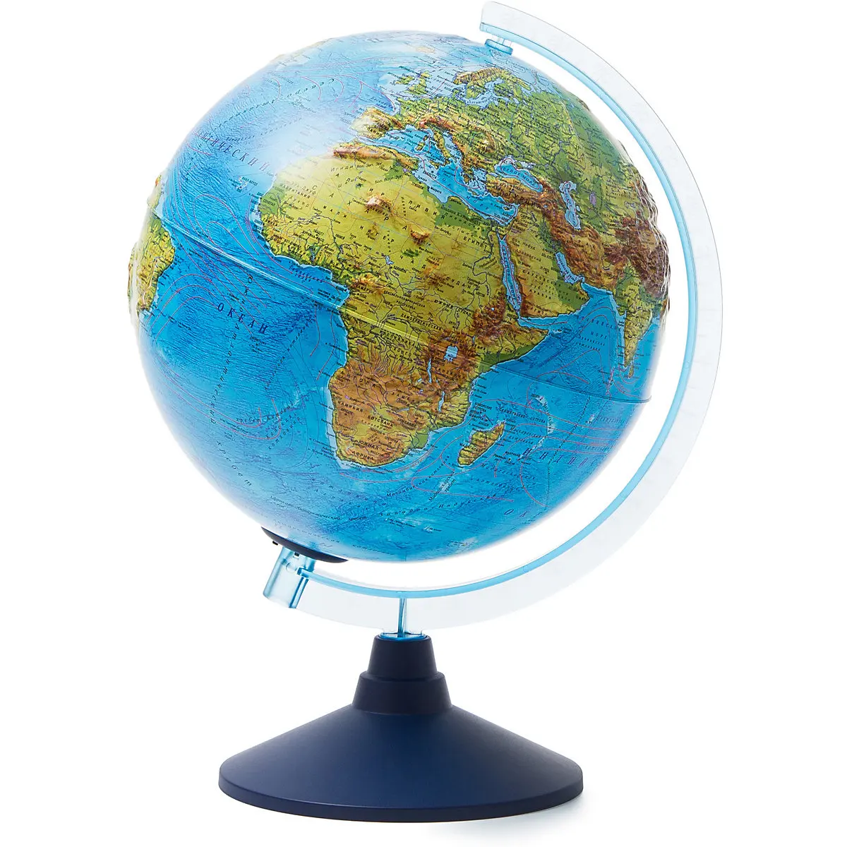 Глобус Земли Globen физико-политический рельефный с подсветкой, 250мм