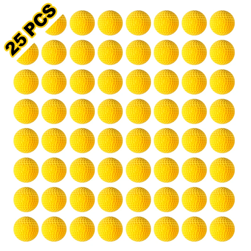 25 шт Nerf RivaCompatible пополнения Rival вытачки игрушечный пистолет пули для мяч Dart