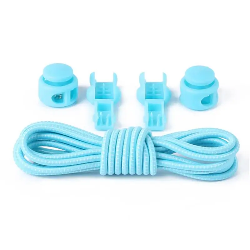 Safe Elastic Flat Lock Laces Shoelaces Without Tying Requirement For