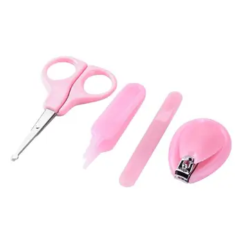 

4pcs/set Mini Baby Nail Scissors Nail Care Practical Clipper Trimmer Clip Convenient Daily Baby Nail Shell Shear Manicure Tool