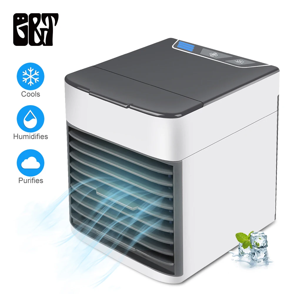 

Smart Home Air Conditioner Humidifier USB Charging Air Conditioner Humidifier Summer Gift Mini Portable Air Cooling Fan