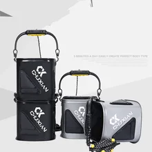 EVA утолщенное складное рыболовное ведро с веревкой для рыбалки на открытом воздухе, портативное рыболовное ведро для мытья автомобиля, рыболовное ведро для воды