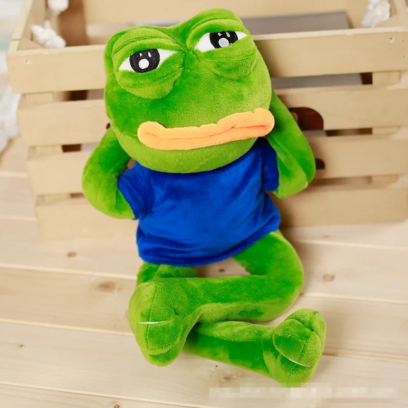 8 шт./лот PEPE Sad Frog плюшевые игрушки аниме кукла косплей животное милая Pepe pin Подушка