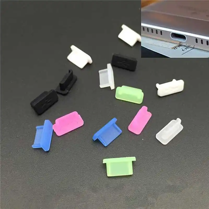 10 set наушников наушники, аудио разъем 3,5 мм пыли Тип вилки C Charging Dock анти заглушка от пыли Чехлы для iphone 5 для Oneplus