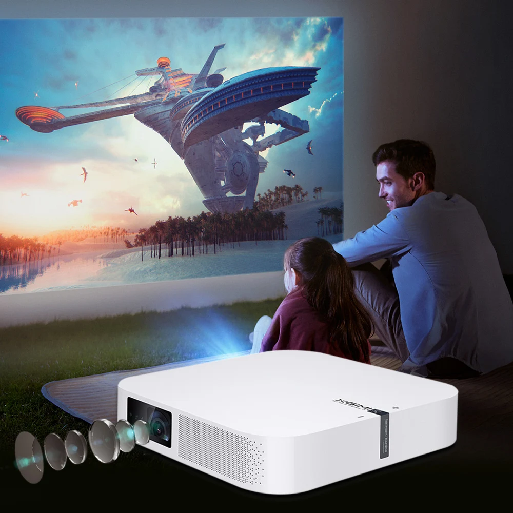 

XGIMI Z6 Polar DLP Mini Projector 1080P Full HD 700 Ansi LED Projector Android 6.0 Wifi Bluetooth Home Theater 3D