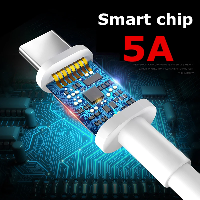 

For Huawei 5A Type C Data Cable P30 P20 Pro lite Mate20 10 Pro P10 Plus lite USB 3.1 Type-C Supercharging Super Charger Cable