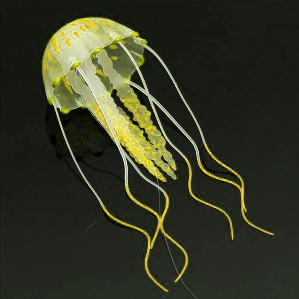 

Sedensy Aquarium Fish Tank Glowing Effect Jellyfish Aquarium Ornament Decor(purple)