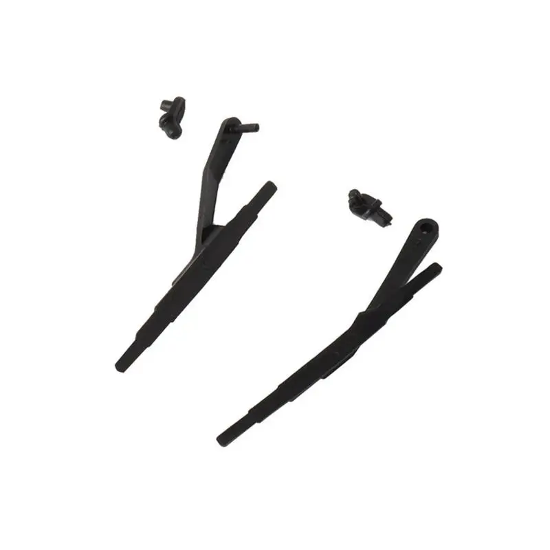2 Piece Black Plastic Windshield Wiper Toy For 1/10 RC Tracked Vehicle