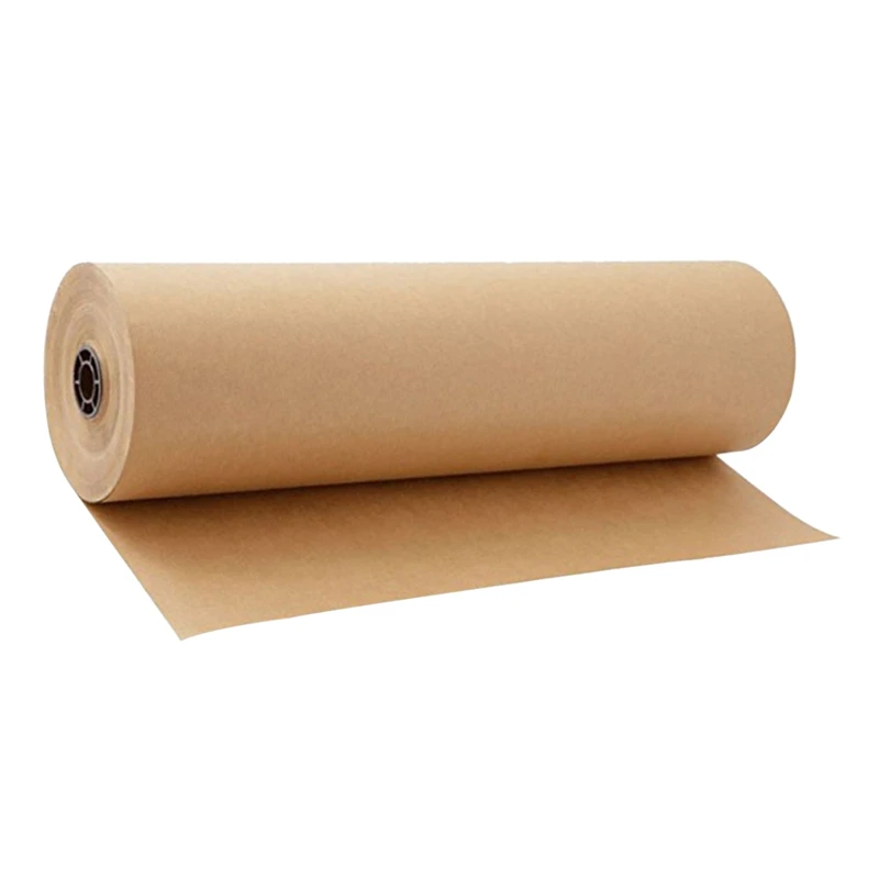 Günstige 30 meter Braun Kraft Verpackung Papier Rolle Für Hochzeit Geburtstag Party Geschenk Verpackung Paket Verpackung Kunst Handwerk 30Cm