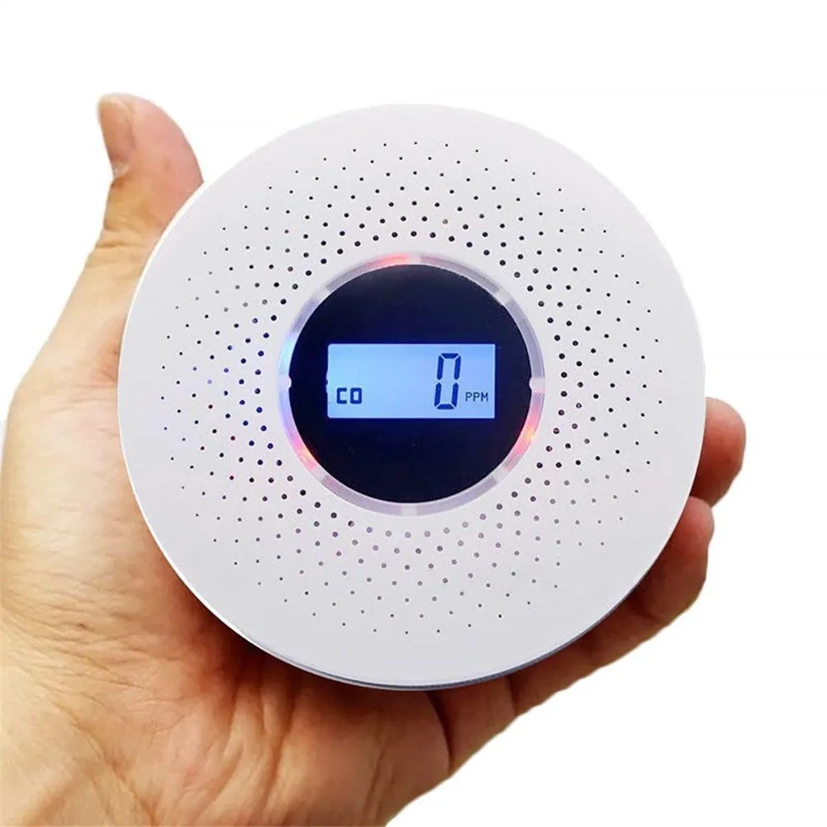 

2 in 1 CO Smoke Detector LED Display Alarm Carbon Monoxide Leakage Sensor Smart Human Voice LCD Display High Reliability New