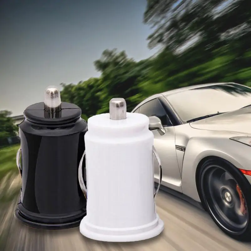Mini Dual usb Car Charger Car-styling USB Charger for phone 2 Port USB Fast Car-Charger for iPhone for iPad for mobile phones