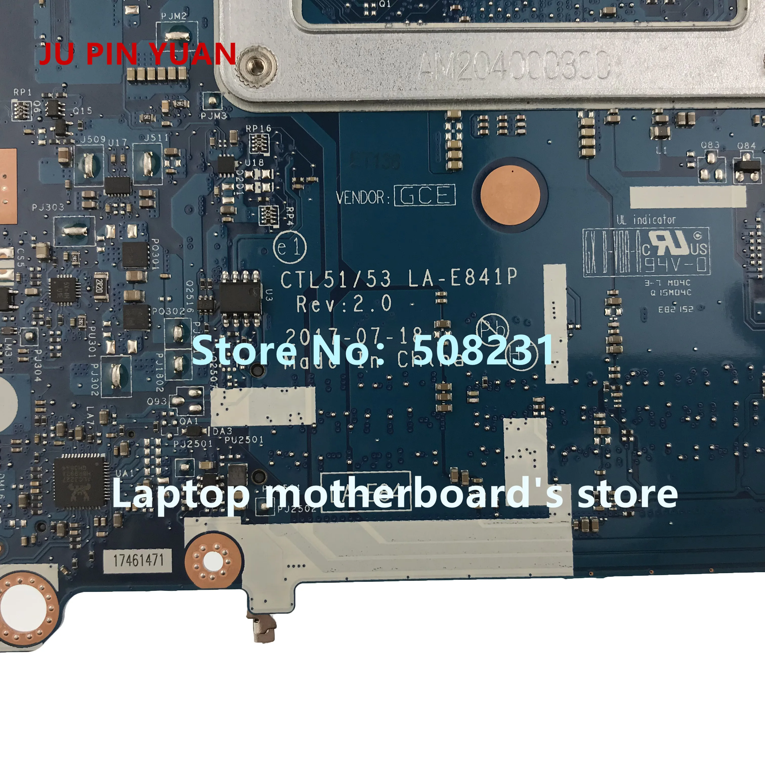 جو دبوس يوان 924719-601 CTL51/53 LA-E841P اللوحة ل كمبيوتر محمول HP 15-BW 15-BW080NR اللوحة المحمول A9-9420P اختبار بالكامل