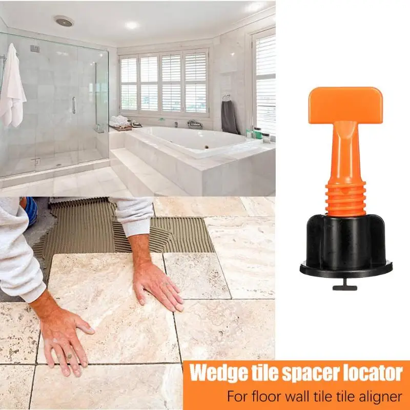 

50pcs/set Level Wedges Tile Spacers for Flooring Wall Tile Leveling System DIY Leveler Locator Spacers Plier