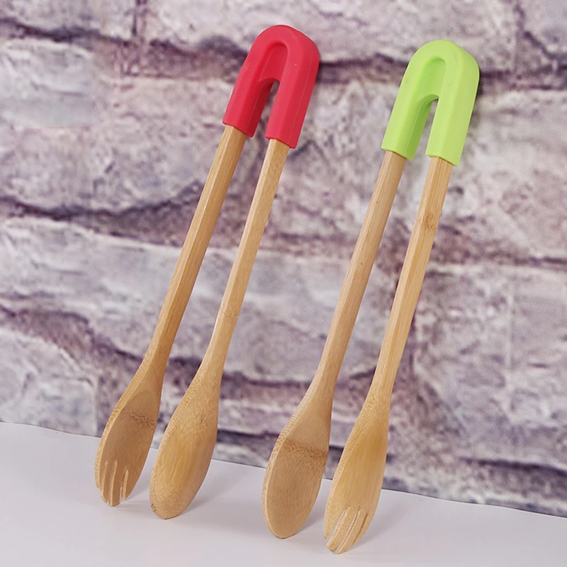 

Kitchenware Bamboo Food Clip Bread Barbecue Clip Kitchen Gadgets Baking Tool Utensil Tong