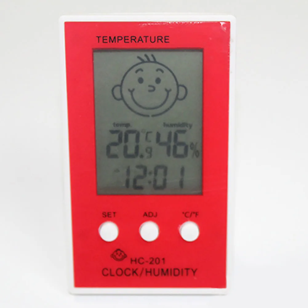 Измеритель влажности, гигрометр, ЖК-дисплей, домашние цифровые часы, термометр для дома и улицы, детская улыбка, точный