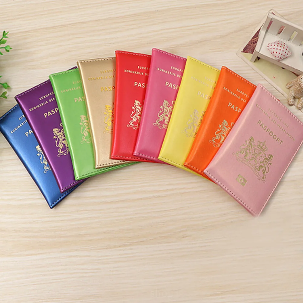 

Netherlands Passport Cover Soft Pu Leather Holland Women Covers For Passport Holder Nederlanden Dutch Paspoort Free Shipping