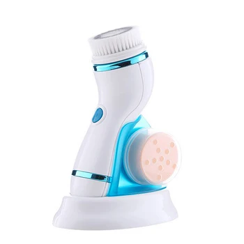 

Rechargeable Facial Massage Cleanser Electric Face Brush Blackhead Removal Pore Cleaner Multifunctional Cleansing Instrument B
