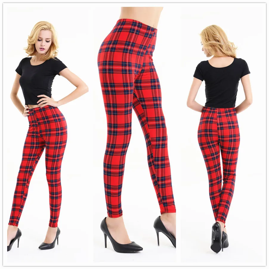 خمر منقوشة المطبوعة طماق النساء ضئيلة اللياقة البدنية طماق مثير مرونة عالية الخصر طماق Leggins موهير