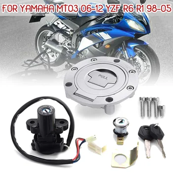 

Ignition Switch Lock Fuel Gas Cap Key Set For Yamaha MT03 06-12 YZF R6 R1 XJ6 FJ09 FZ09 FZ07 FJ13 FZ1 FZ6 FZ8
