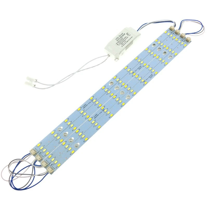 

CLAITE 24W SMD5730 LED Bar Rigid Light with Power Driver Pure White+Warm White AC165-250V High Brightness