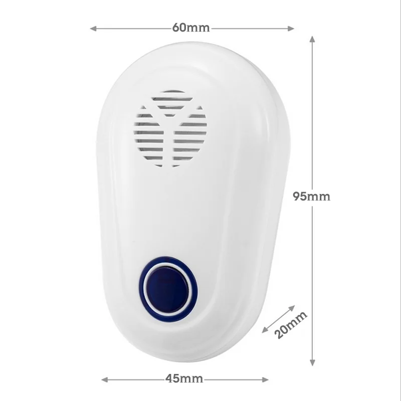 Ultrasonic Pest Repeller Insect Repellent Anti Moles Mosquito Killer Mouse Cockroach Rat Home Living Room With Night Light