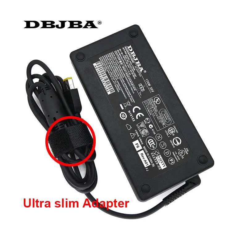 Новинка ультратонкое зарядное устройство 20 в 170 а Вт USB для ноутбука Lenovo все одном
