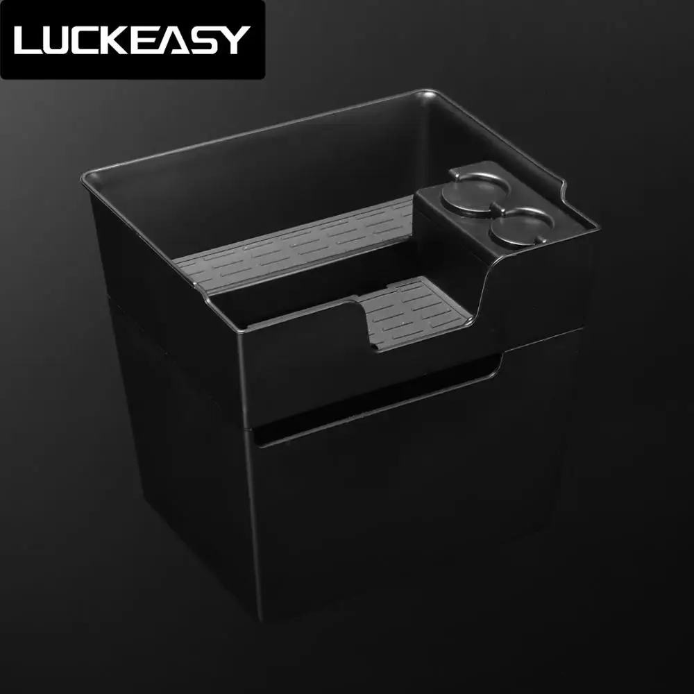 LUCKEASY для Tesla модель 3 и Y 2017 2019 двойной хранения дизайнерская салфетка ящик