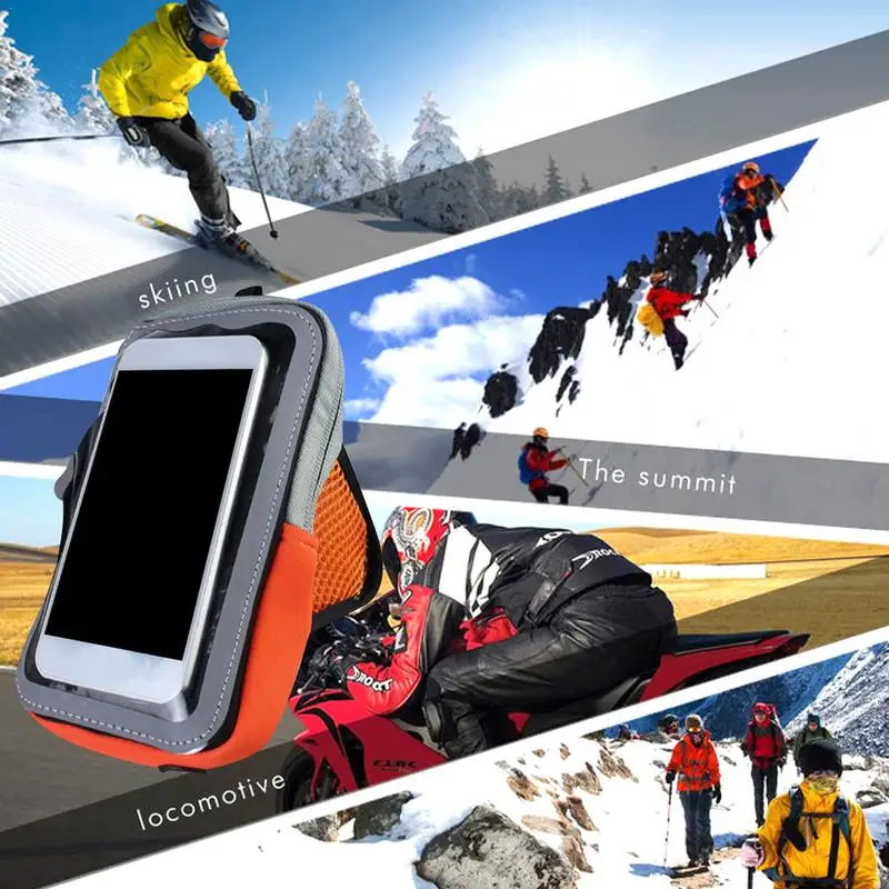Electric Heat Mobile Phone Case USB Charging Antifreeze Cold-Proof Warm Case Phone Mount Outdoor Cycling Accessories