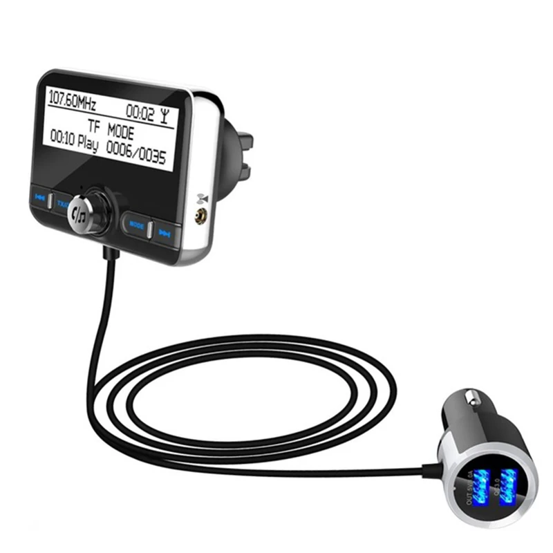 

DAB002 DAB Digital Radio Receiver FM Tuner Radio Car Bluetooth 4.2 Transmitter Adapter FM DAV/DAB Tuner Broadcasting