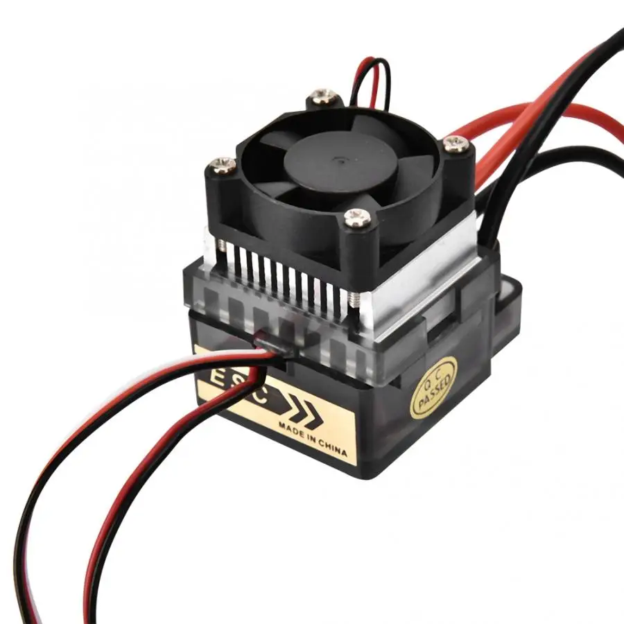 Высокое напряжение 6-12 в 320A водонепроницаемый матовый ESC регулятор скорости электрический вентилятор матовый двигатель ESC для RC грузовик багги лодка