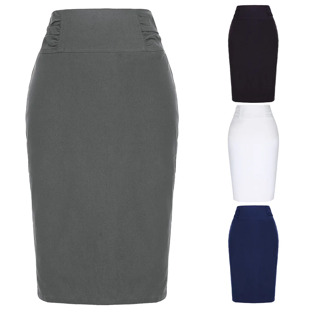 Kate Kasin юбка-карандаш миди Женская Офисная Женская юбка элегантная эластичная Женская юбка с высокой талией