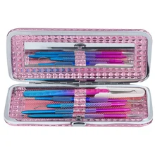 5 шт. инструмет для удаления черных точек комплект Нержавеющая сталь комедонов Удаление прыщей инструменты для чистки лица