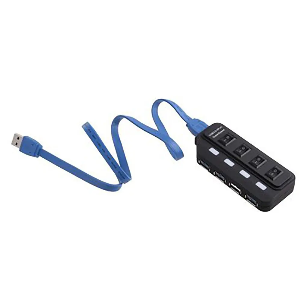 

4-port U3HB04 USB 3.0 HUB Adapter Splitter with Micro USB Power Port Computer