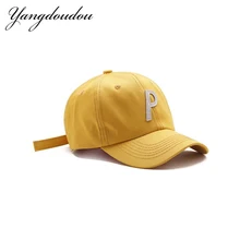 Бейсбольная кепка с надписью P, Новые повседневные походные бейсболки женский рюкзак, кепки s для взрослых, шляпа от солнца harajuku Gorras