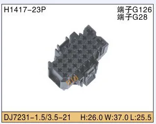 

5set 28P Automobile Waterproof Automotive Line Terminal Auto Wire Terminals Electrical 28 Pin Connectors Dj7231 1.5 / 3.5-21