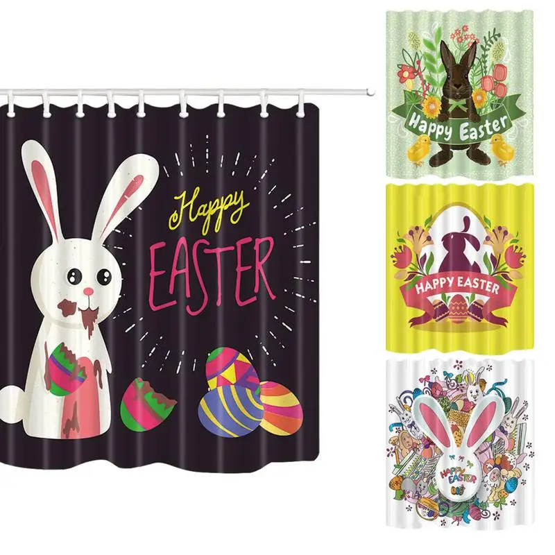easter shower curtains