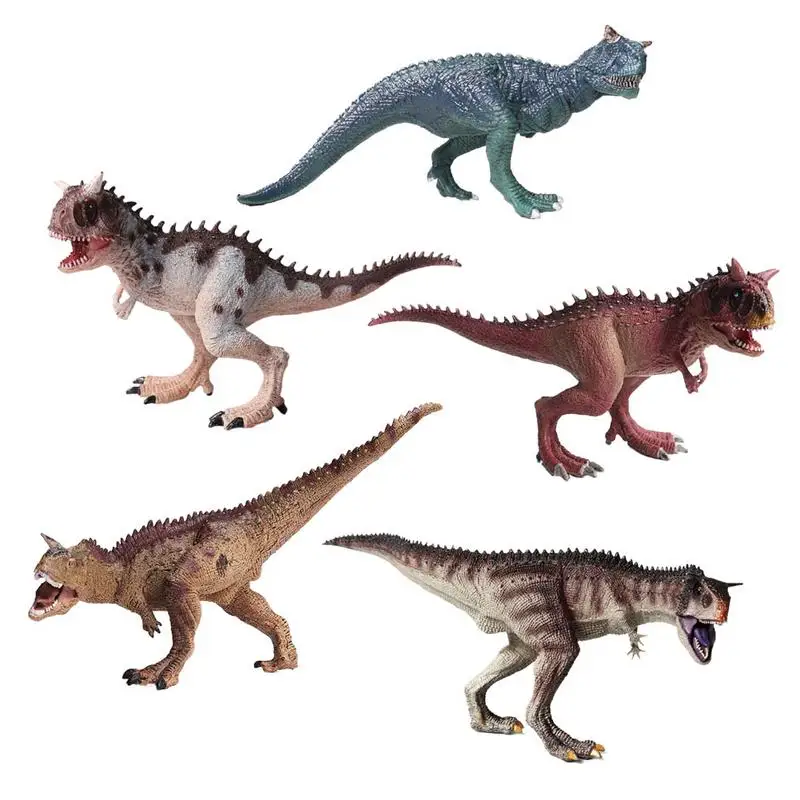 

Simulated Carnotaurus Model Solid Dinosaur Toy Set Wild Static Animal Model